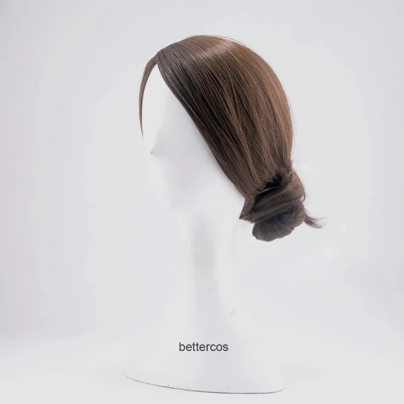 2025 22 Детройт Стать Человек Кара Косплей Короткие темно-коричневые термостойкие парики из синтетических волос + шапочка для парика