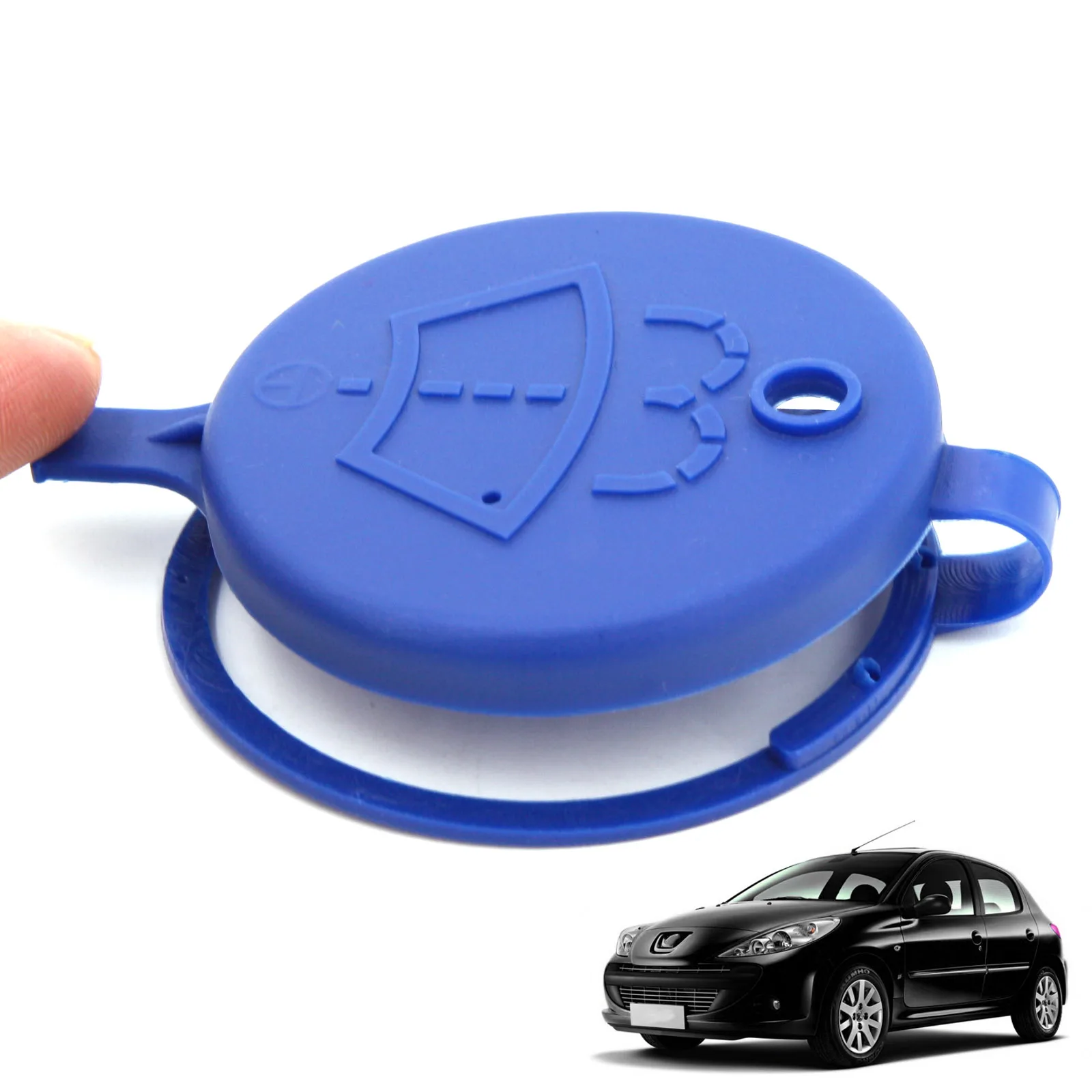 Car Windshield Wiper Washer Fluid Reservoir Lid Cover Tank Bottle Pot Cap for Peugeot 106 206 207 406 5008 Citroen C2 C3 C5