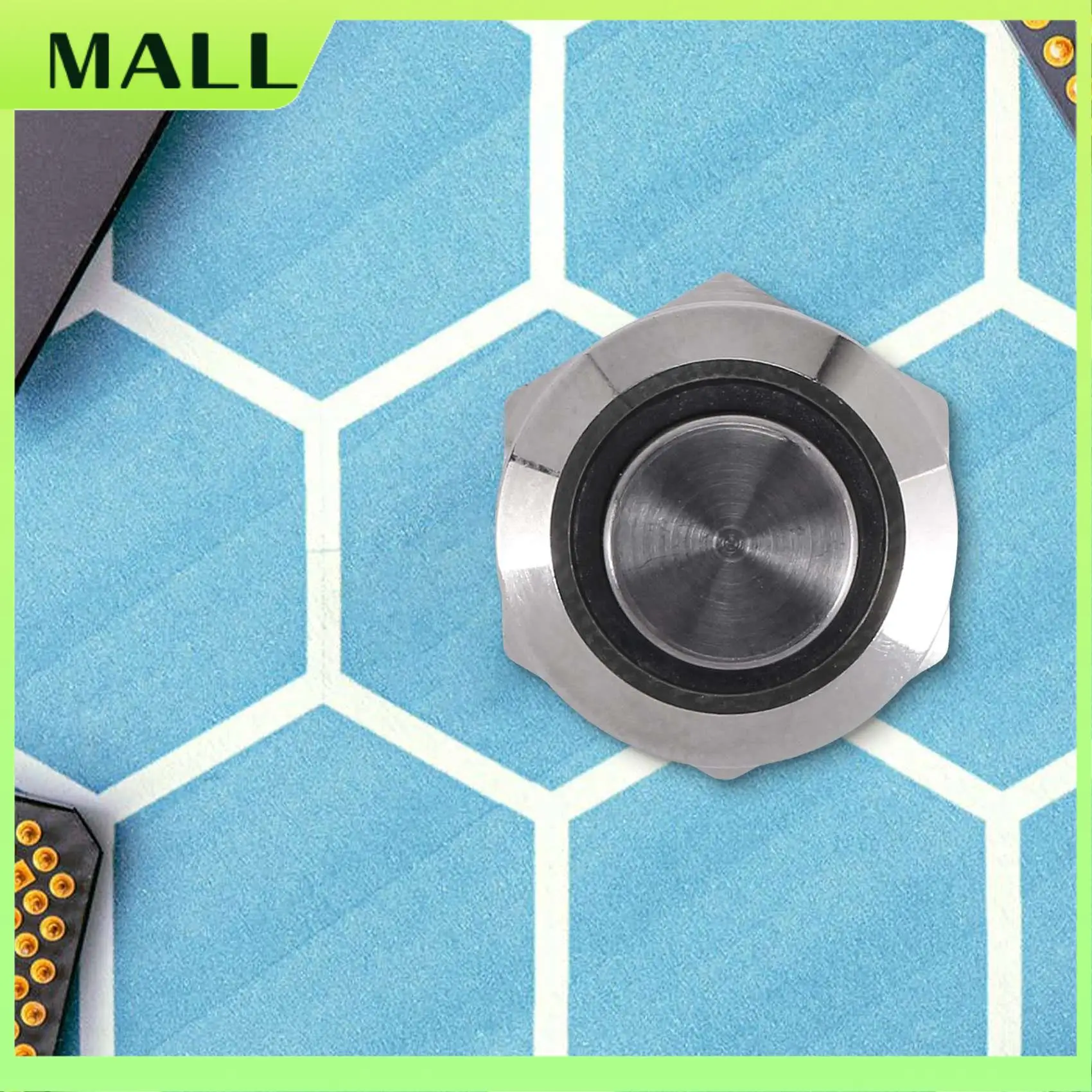 

MALL 3V Push Button Switch Doorbell Button Blue LED 12 Mm Silver