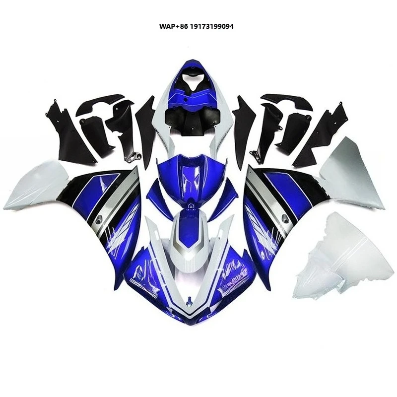 

Motorbike Body Kit Fairings Fit For YZF R1 2009 2010 2011 White Blue Panel