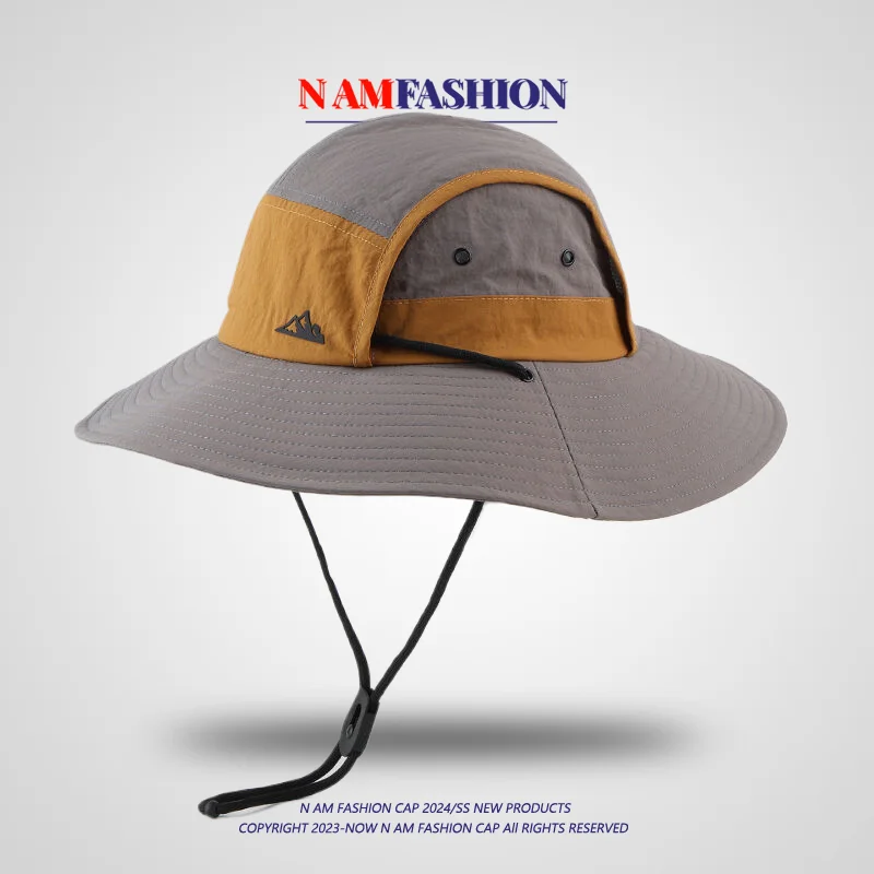 

Fisherman Color Matching Women's Sun Protection Hat Sun Hat Outdoor Travel Quick-Drying Men's Alpine Cap Fishing Hat