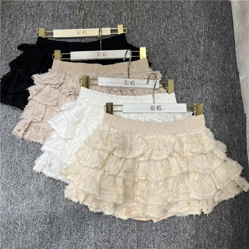 

Новая весенняя юбка А-силуэта с завышенной талией, женская, не просвечивающая, пышная, повседневная, из полиэстера, для работы