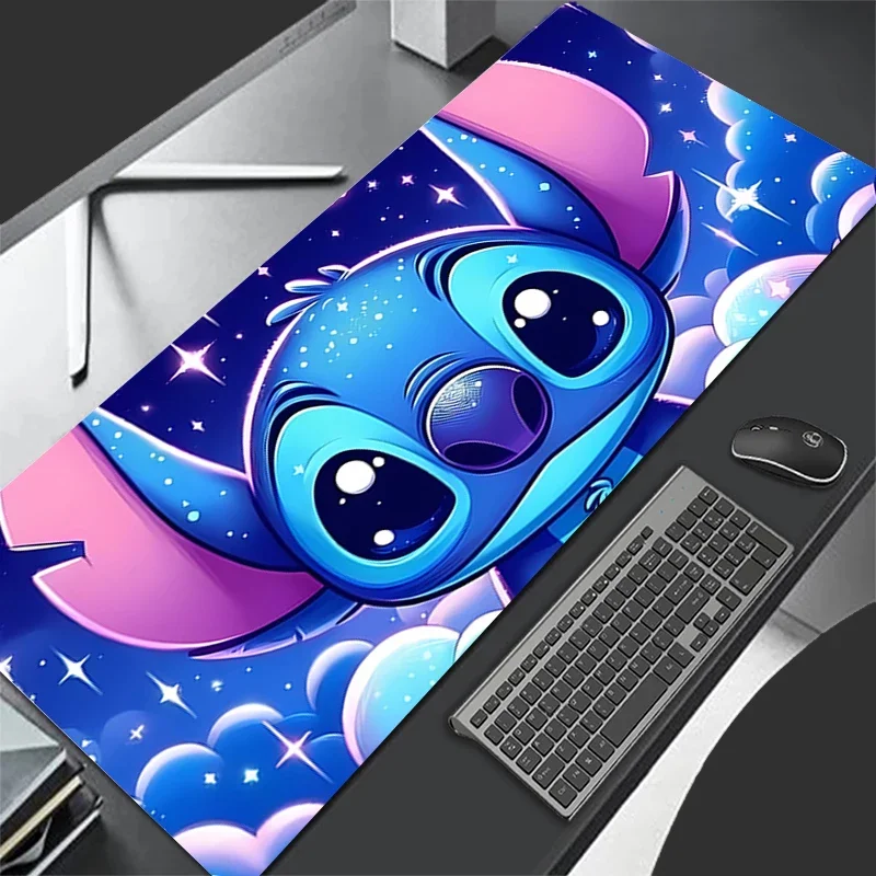 

Коврик для мыши из кожи с принтом «Звездное небо», коврик для клавиатуры в стиле аниме, увеличенный настольный коврик для ноутбука, подарок для геймеров, детская скатерть
