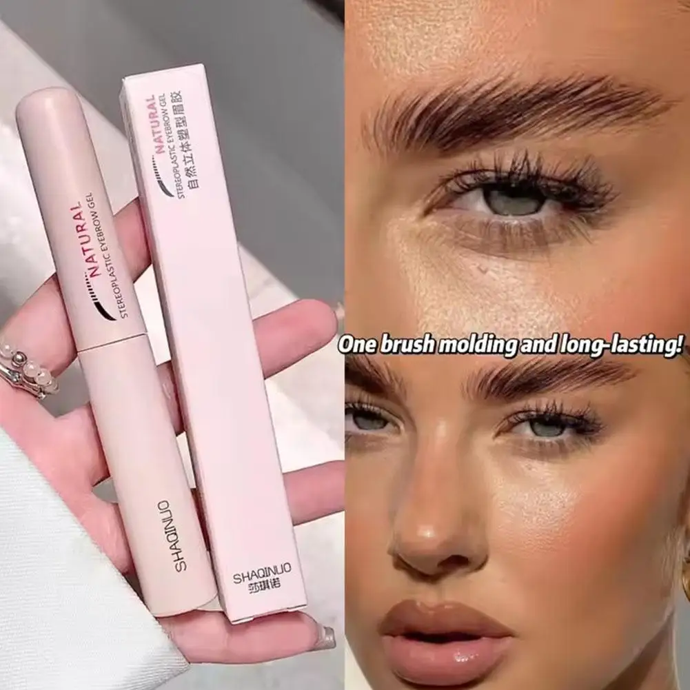 1Pc Double Head Eyebrow Gel Styling Liquid Fixed Gel Waterproof Sweat-proof Eyebrow Repair Makeup Gel For Eyebrows