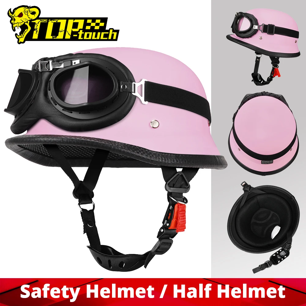 

Мотошлем с сертификацией DOT, винтажный стиль, защита от падений и солнца, для мотоциклов, размеры S-2XL