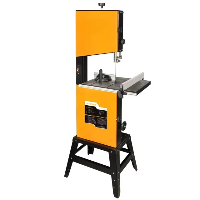 LUXTER 14'' Band Saw Wood/Plactic Cutting Vertical Wood Band Saw for Woodworking CVT Speed Control