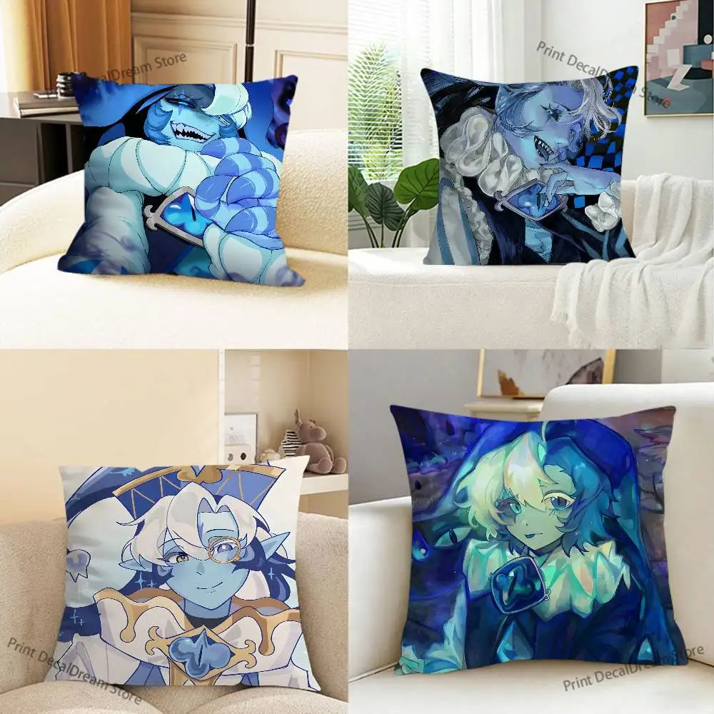 C-Cookie Shadow Milk Pillow Case For Sofa Decor Car Office Room Printing Cushion Cover Decorations and Protector