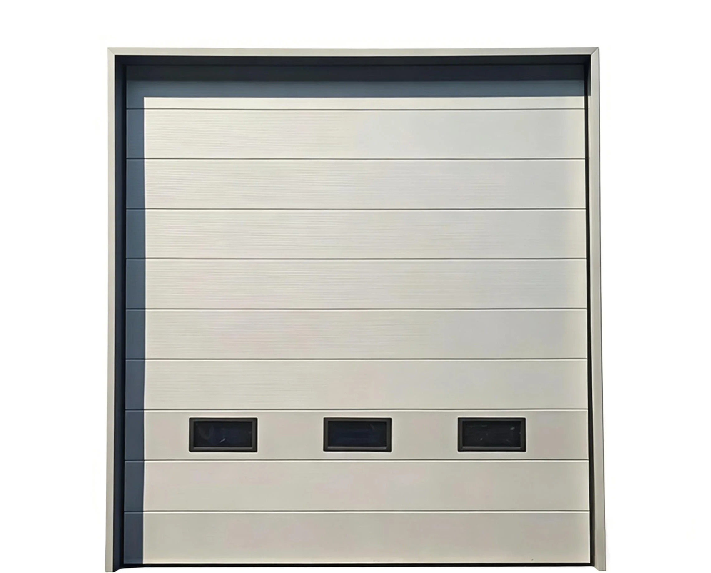 Factory Price Customized Industrial Sectional Garage Door Overhead Sound Insulated Flap Solid Sandwich Panels Sectional Door