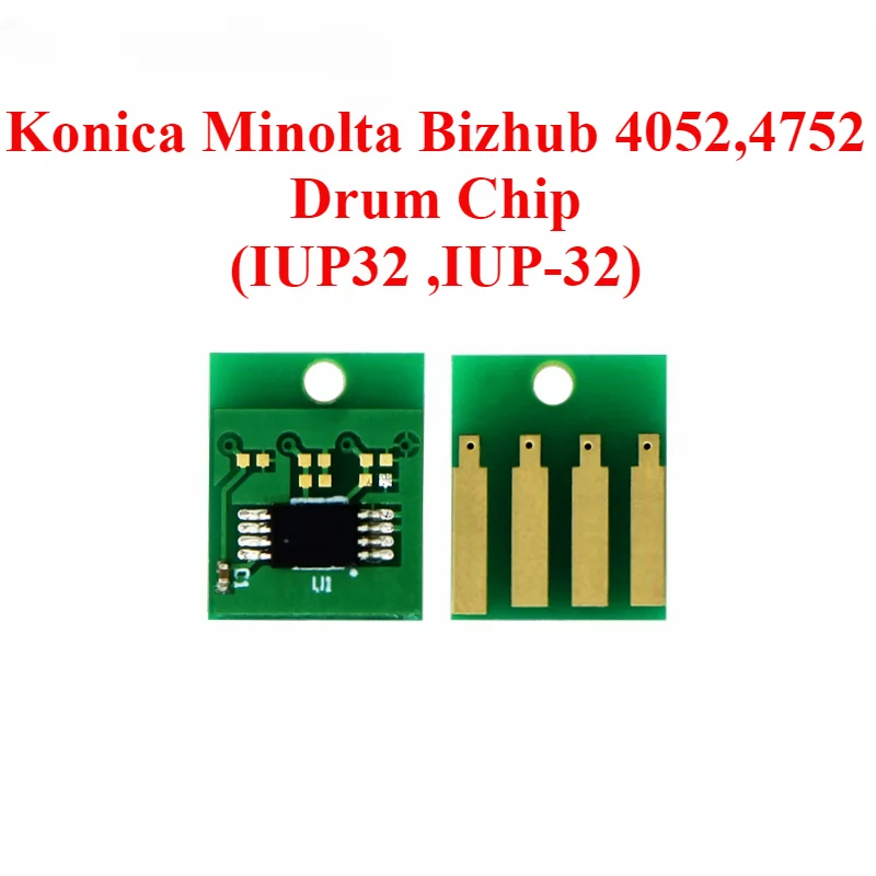 

10 шт. (IUP32, IUP-32) барабанный чип для Konica Minolta Bizhub 4052,4752 сменный блок