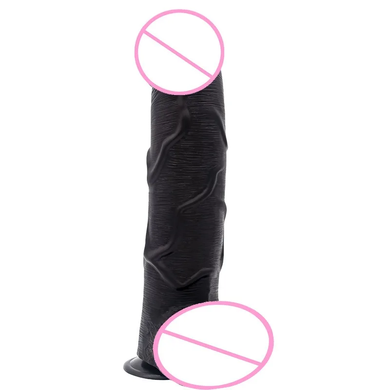 Consolador Sexual gigante con ventosa para hombre, Pene grueso de silicona doble penetración, masturbador de coño Gay, súper grande, patio trasero