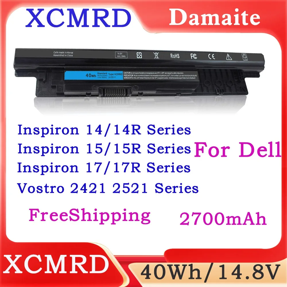 

XCMRD MR90Y Laptop Battery for Dell Inspiron 15 3000 Series 3421 3437 3521 3721 3737 5421 5437 3537 5521 5721 5737 Vos 40Wh/65W