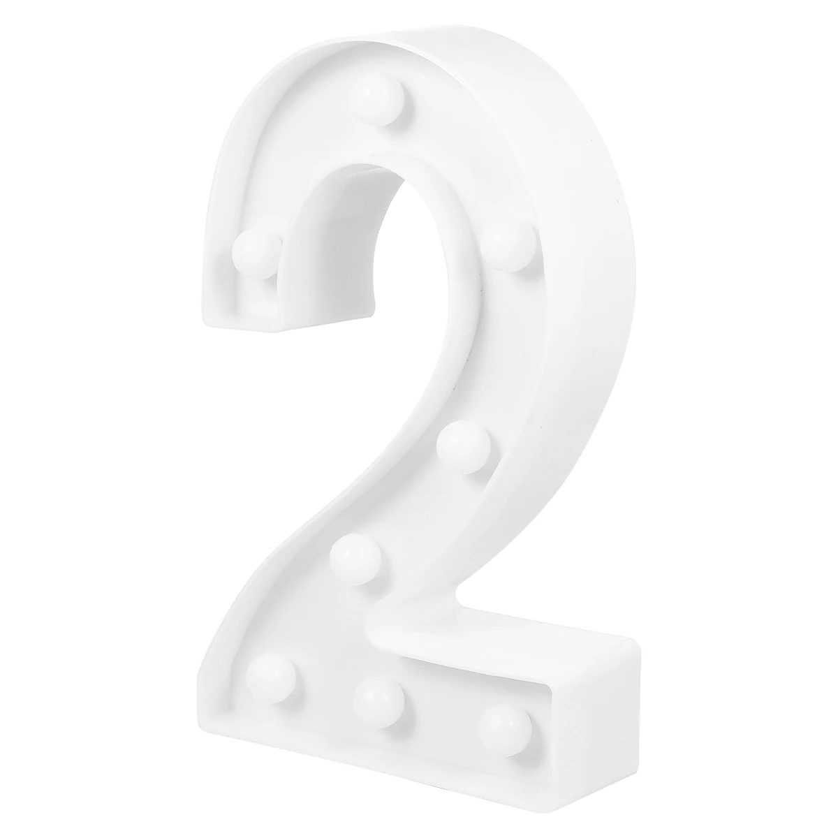 LED Digital Lamp Number Light Sign Decorations for Wedding Birthday Party Christmas Home Bar Reusable Operated High