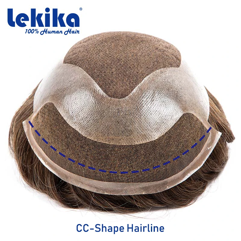 الشعر المستعار هوليوود الرجال شعر مستعار السويسري الدانتيل الباروكات للرجال تنفس الشعر المستعار للرجال Exhuast 100% خصلات الشعر المستعار الإنسان شحن مجاني #4