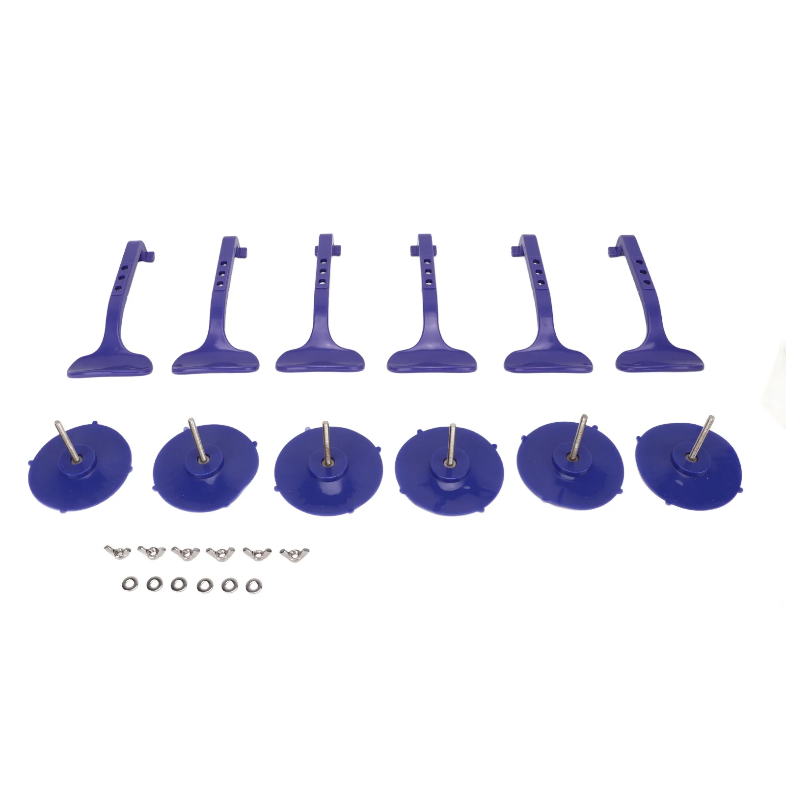 6 Pcs Suction Cup Clamps Strong Suction Glass Sucker Windshield Repair Gluing Tool for Car Household