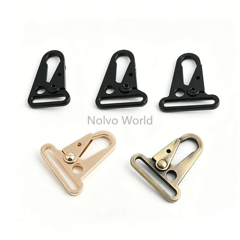 10/40/90PCS Webbing Carabiners Sling Snap Hook Clips For Outdoor Camping Backpack Luggage Anti Theft Zipper Clips Accessories