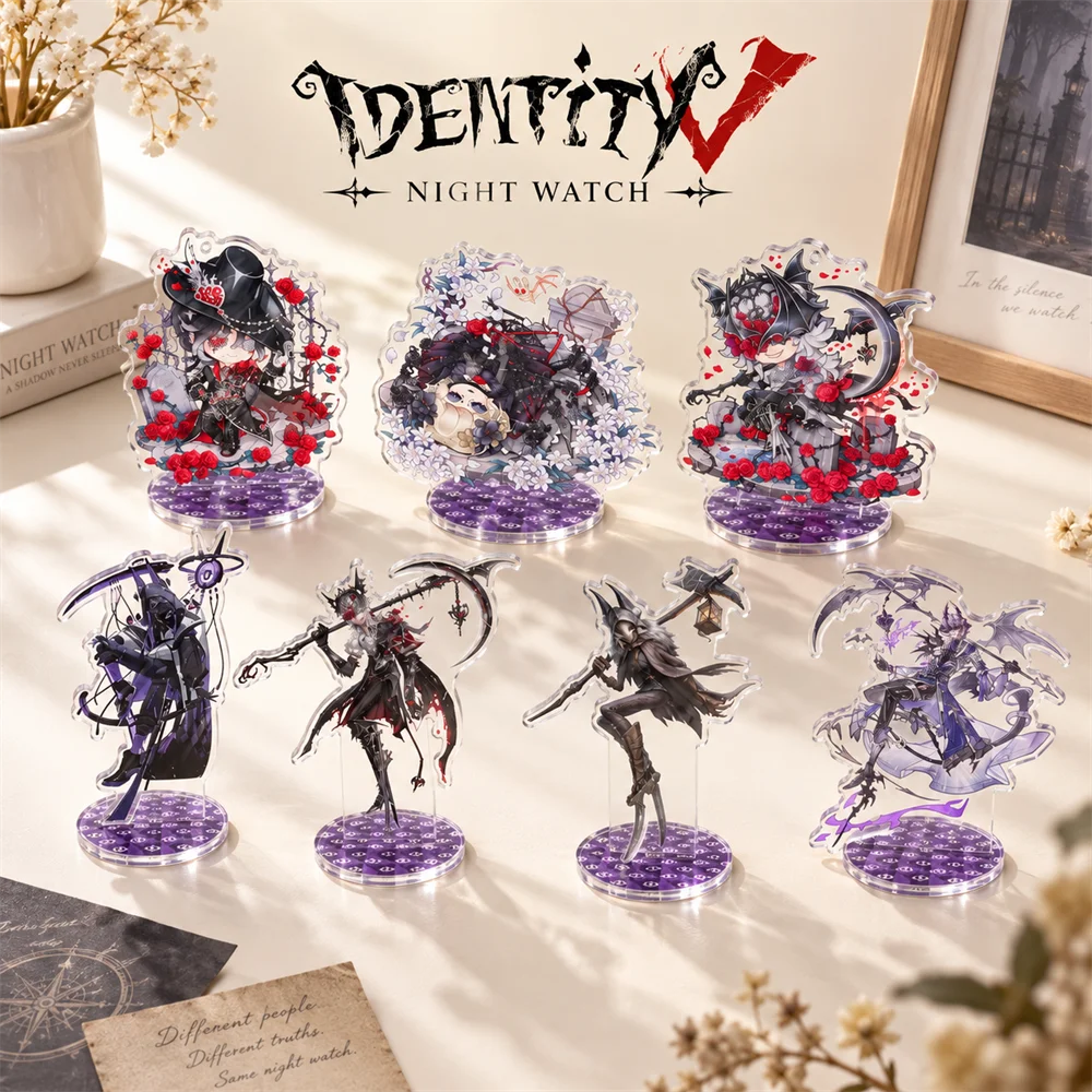 Identity V Night Watch 15cm Acrylic Stand Figures Keychain Desktop Tabletop Ornament Gamer Fans Collectible Gift
