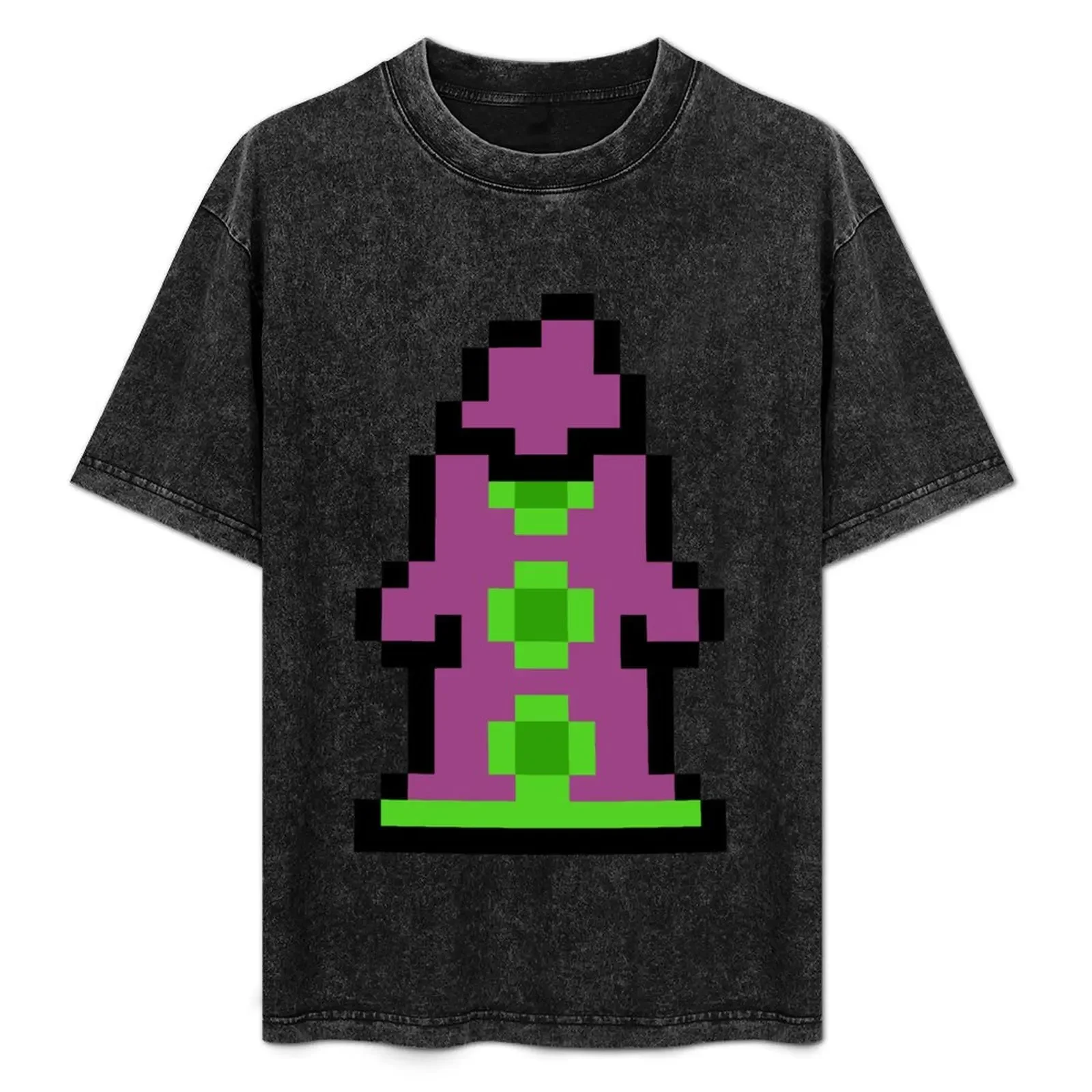 

Pixel Purple Tentacle T-Shirt Plus Size Solid Color T-Shirt