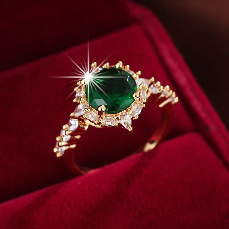 

Cushion Cut Green Simulated Nano Emerald 925 Sterling Silver Flower Ring for Woman Fashion Gemstone Jewelry Wedding Gift