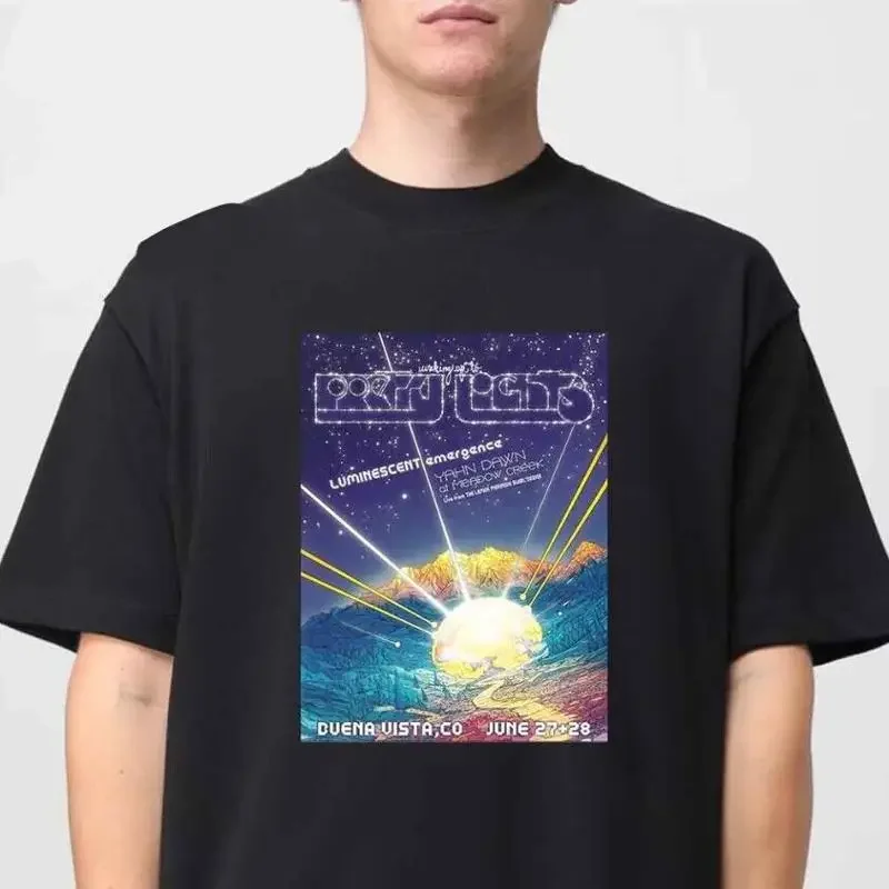 Pretty Lights Buena Vista Colorado 2025 Luminescent Emergence Yahn Dawn T Shirt