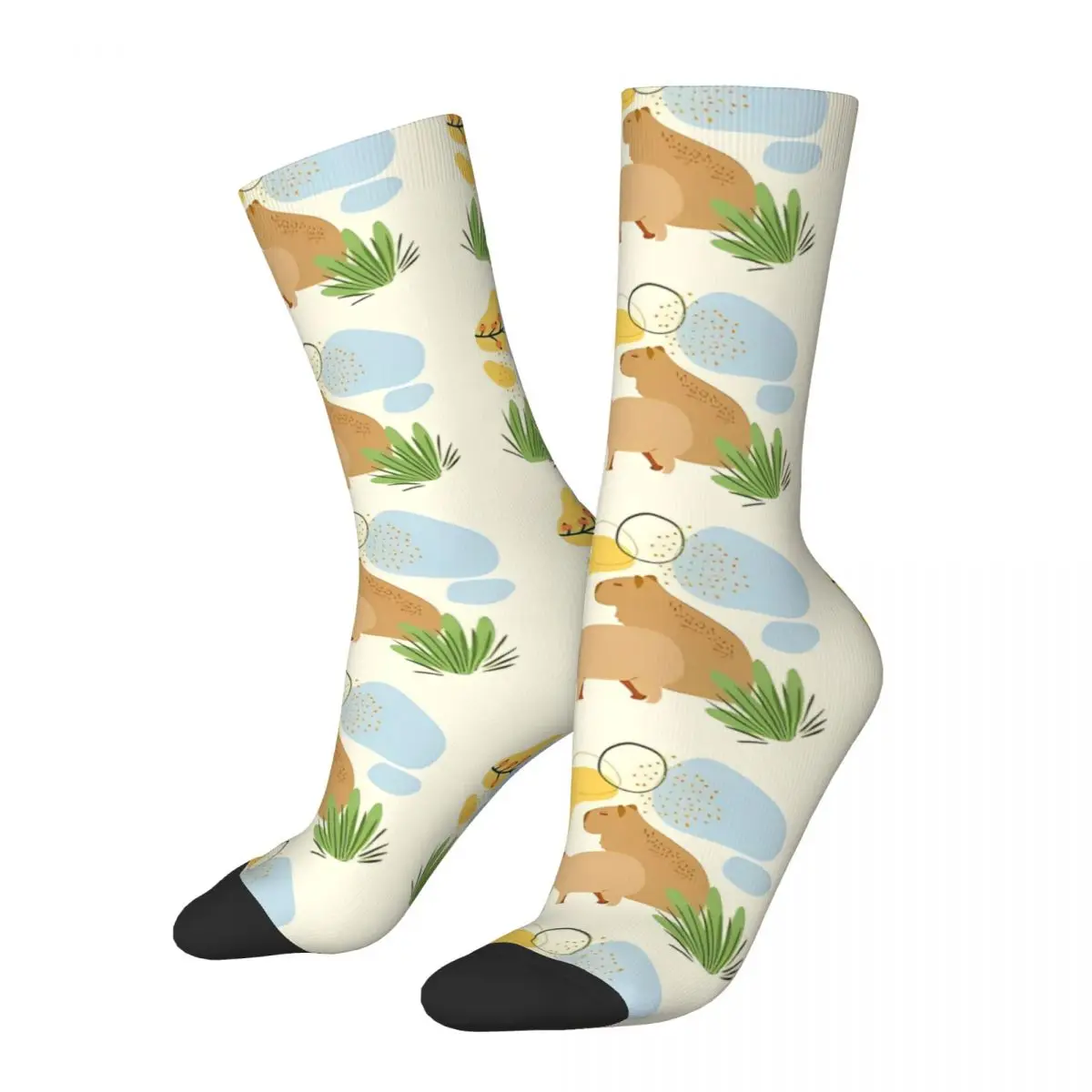 Abstract And Minimal Capybara Cartoon Socks Male Mens Women Summer Stockings Harajuku