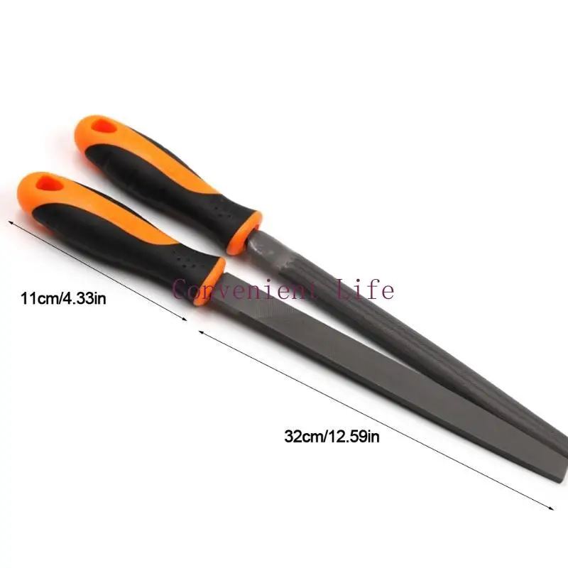 L1EE Set lime in metallo a dentatura media, 5 pezzi, piatte per triangolo tondo quadrato semitondo