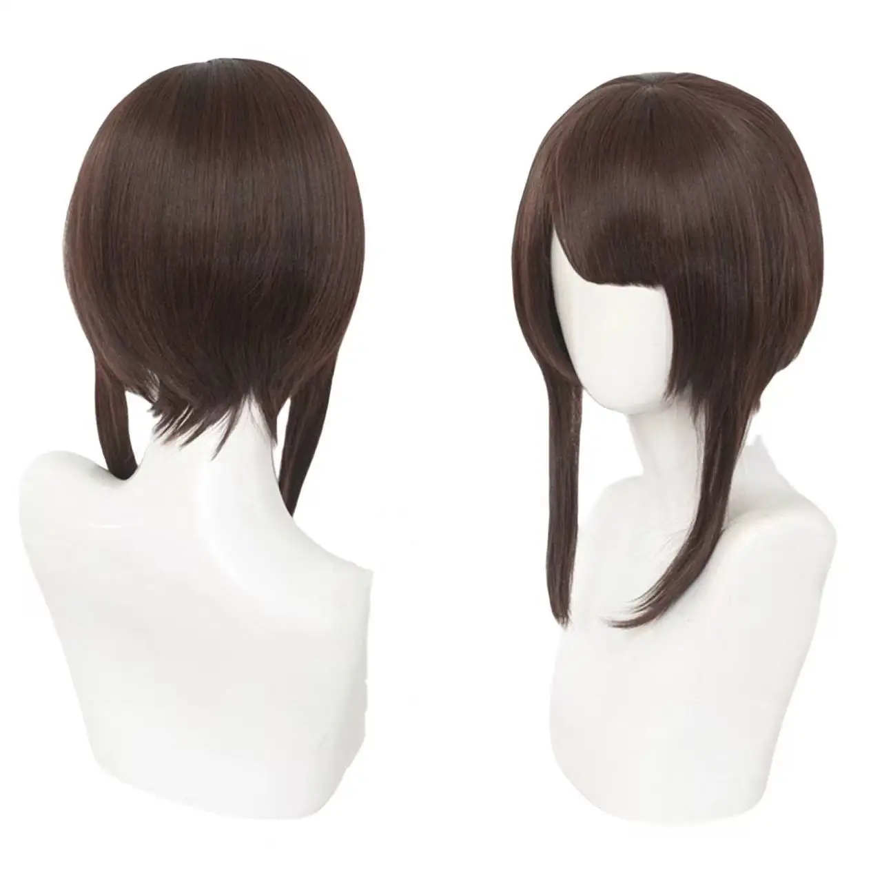 قطعة واحدة من الجانب البني الداكن طويل الموجة بوب الشخصية الخامسة لعبة البستاني Lan Gui Jingmeng شعر مستعار لتصفيف الأدوار #2