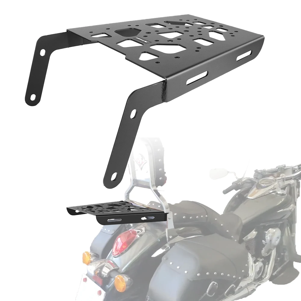 

For Kawasaki Vulcan 900/1700/2000 Classic LT/VN900LT VN1700LT VN2000LT Motorcycle Rear Luggage Rack Carrier Shelf Top Box Holder