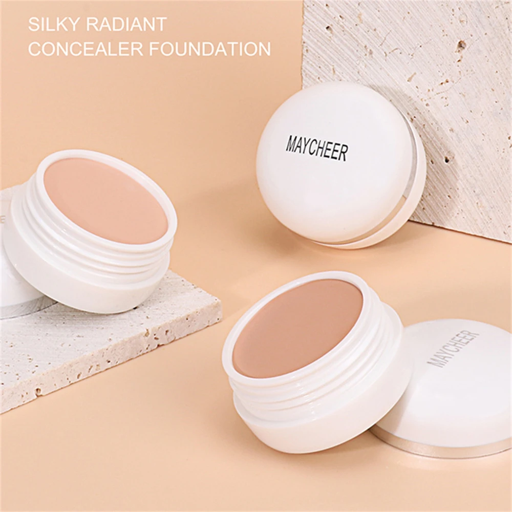 Silky Concealer To Cover Spots Pimples Black Eye Circles Lacrimal Groove Natural Long Lasting Moisturizing Waterproof Concealer