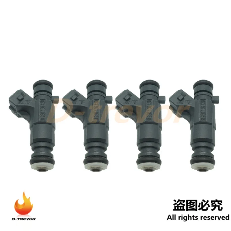 4Pcs OEM 0280156420 Fuel Injector nozzle For Wuling Sunshine 466 Chang an Star CM5 L4 2000-2016