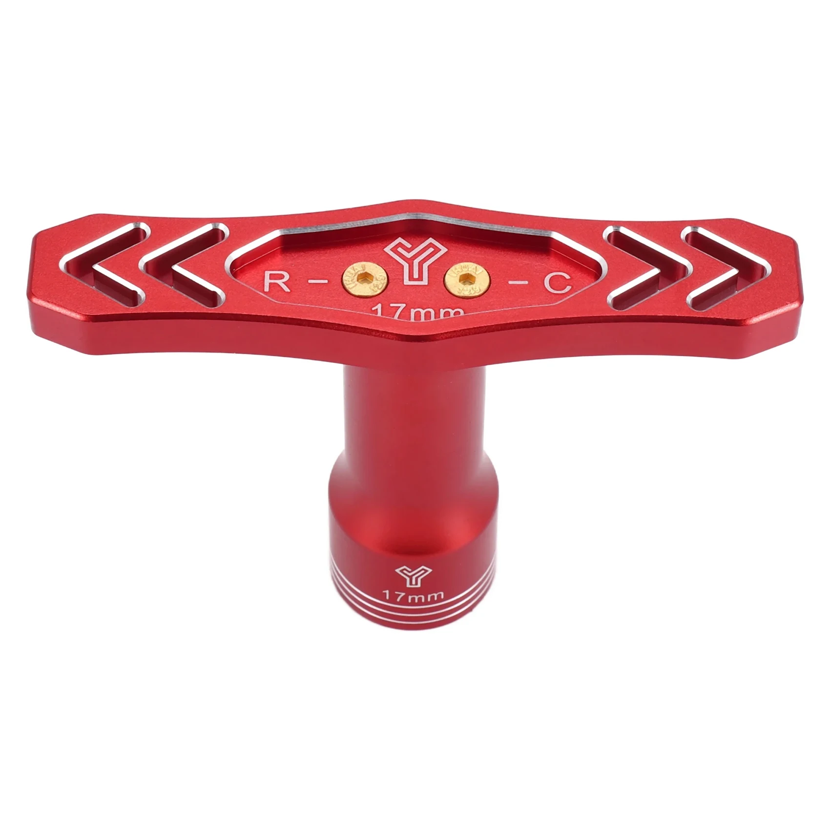 

ABMW-17mm Wheel Hex Wrench Tool Hex Nuts Sleeve Rc Car for 1/8 1/10 Off-Road Rc Car Crawler Tires Red