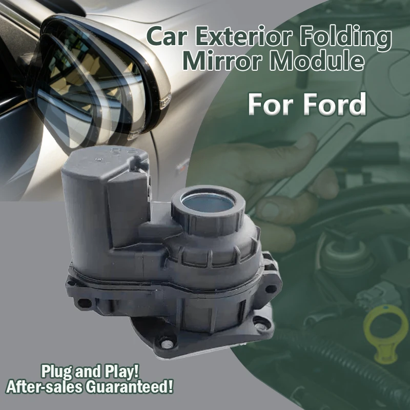 Para Ford F-150 Lobo 2021 2022 2023 2024 2025 2026 Espejo retrovisor exterior auxiliar plegable eléctrico con motor izquierdo y derecho, conexión original.