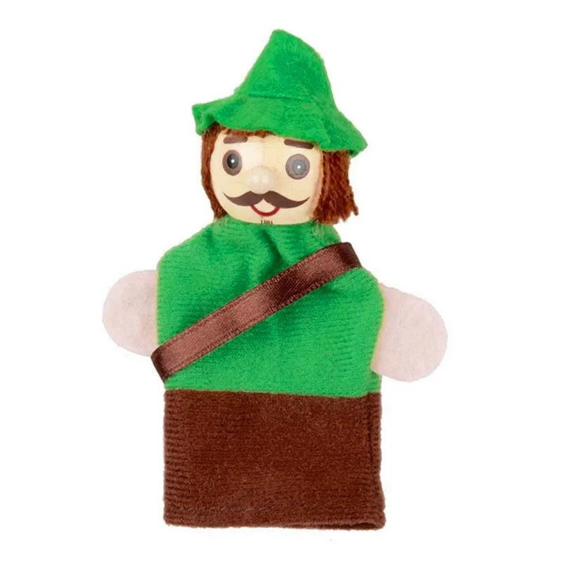 Caperucita Roja de 4 piezas, marionetas de dedo, juguete educativo para bebé, regalos de navidad