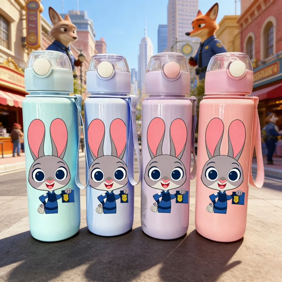 

Бутылка для воды с 3D-принтом Джуди из мультфильма «Зверополис» (Дисней) — в кинематографическом стиле, идеально подходит для веселых праздничных вечеринок, очень милая.