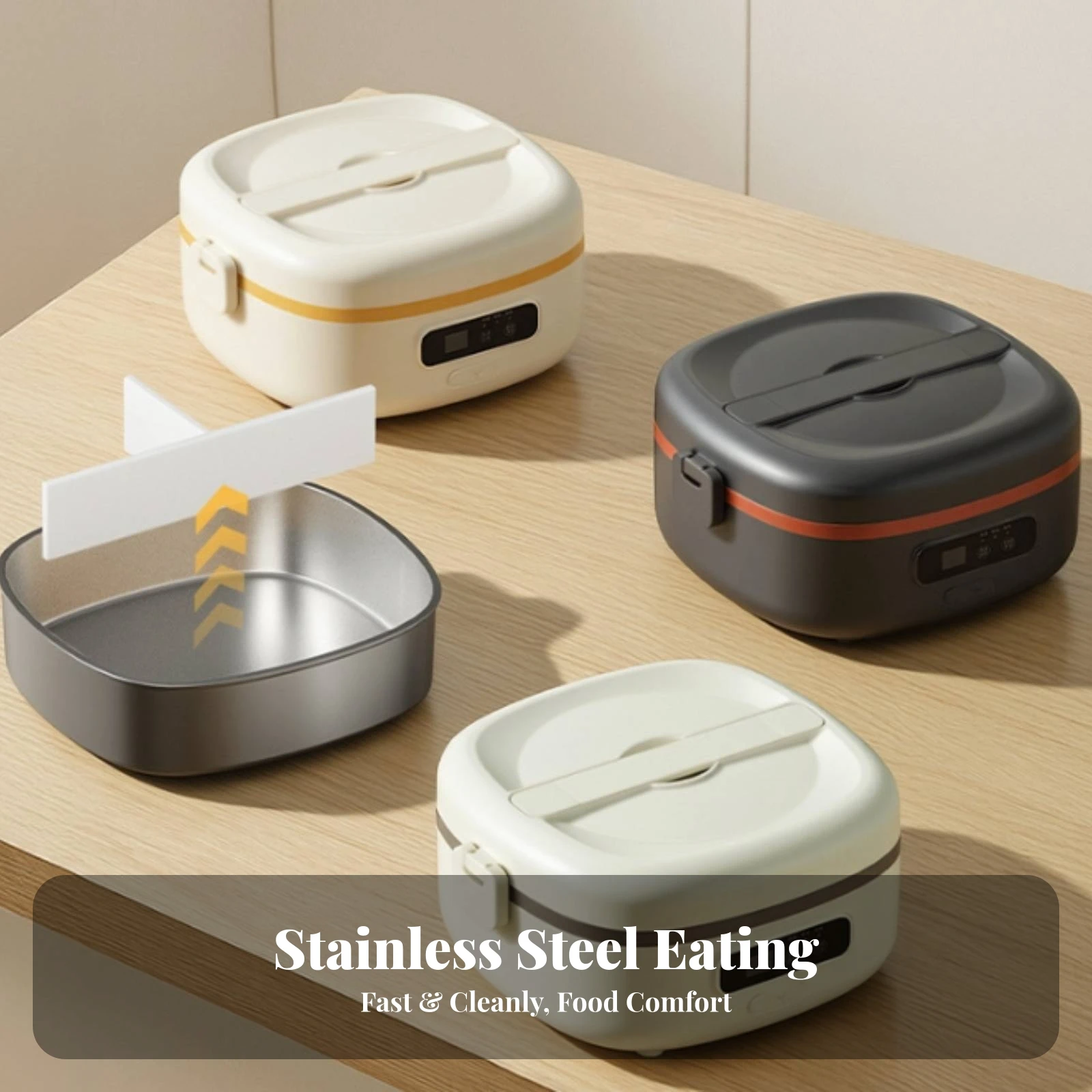 Electric Lunch Box Latching Co - огляд і ціна Portable Food Warmer