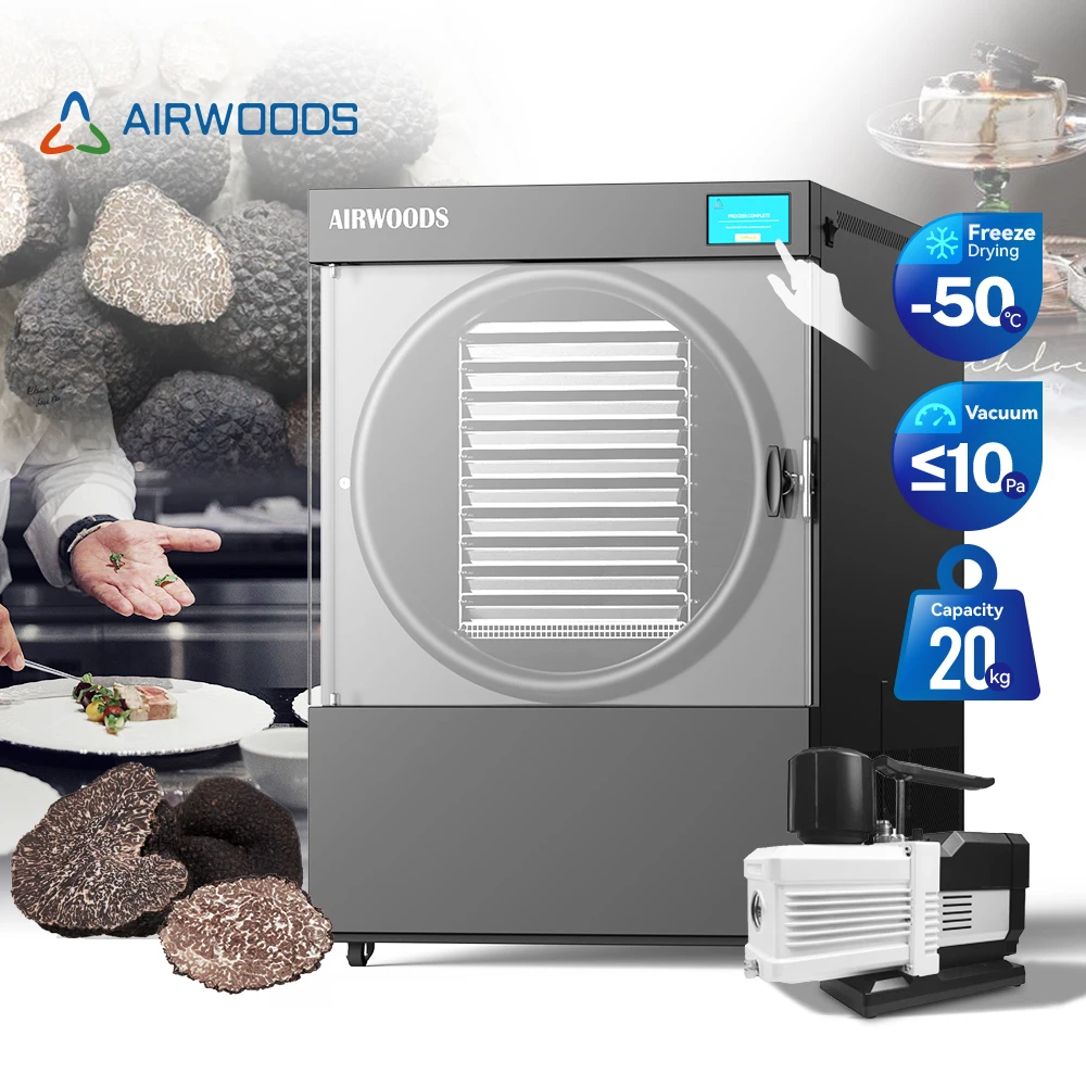 Smart Large-Capacity 20KG Vacuum Freeze Dryer Machine Industrial Commercial Home Use For Food Fruits Drying