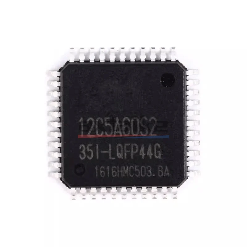 2PCS STC12C5A60S2-35I-LQFP44G 12C5A60S2 STC12C5A60S2 LQFP44 51 Series 3.5-5.5V 62K MCU SMD Microcontroller IC