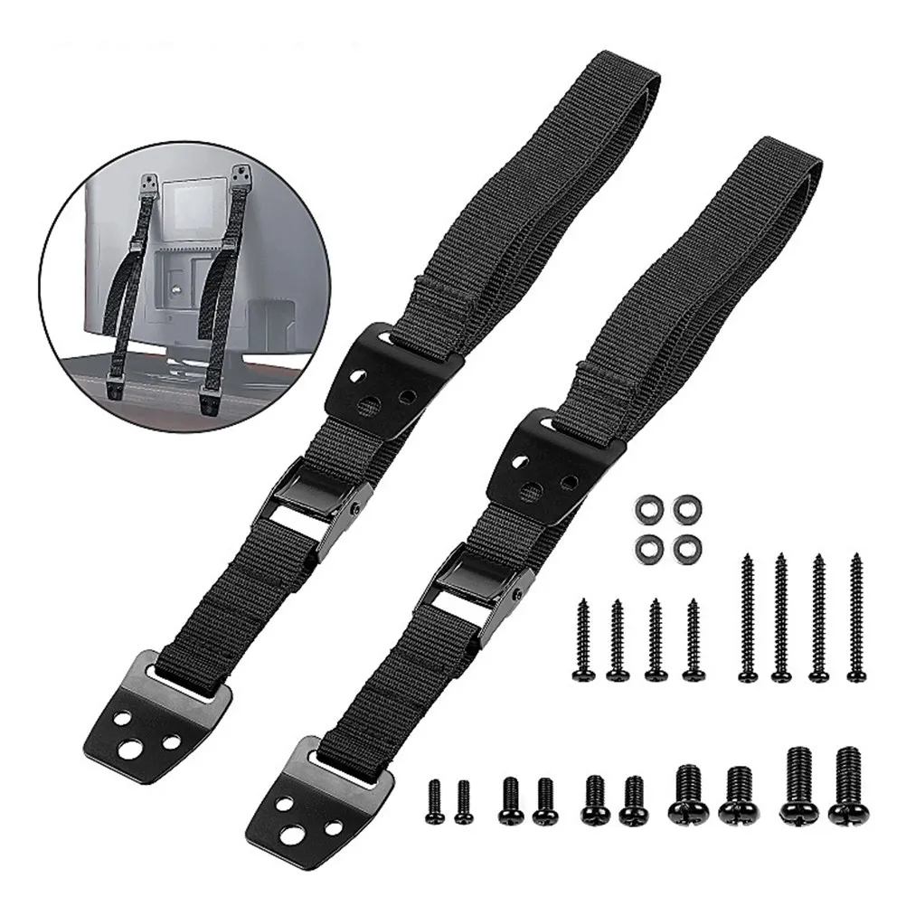 adjustable-tv-wall-strap-furniture-anchor-kit-with-high-impact-metal-buckles-non-slip-grip-cross-stitched-for-baby-proofing