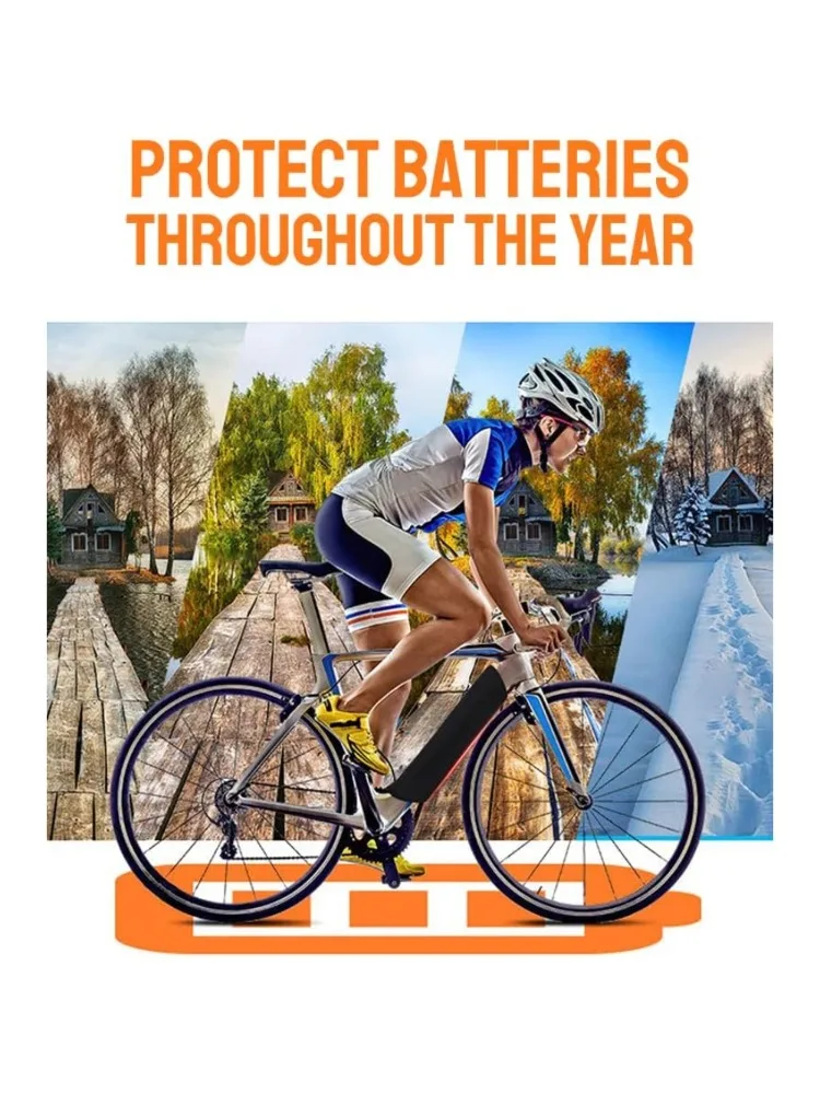 Schutzhülle für E-Bike-Akku, wasserdichte und staubdichte Akkuhülle, kratzfeste Akku-Tasche für Mountain-E-Bikes.