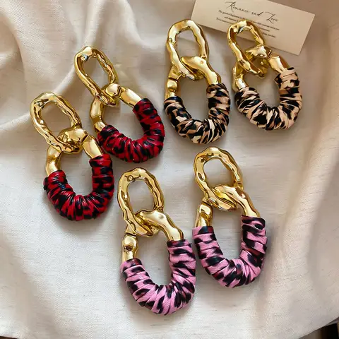 8 best sales läderörhänge - №4