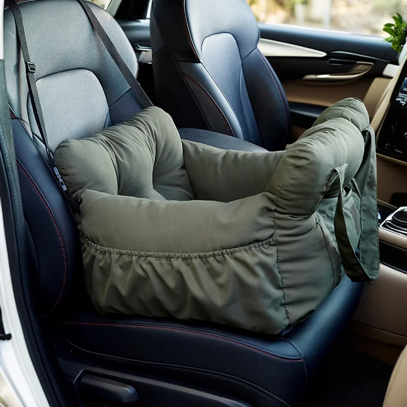 

Автомобильная кровать для маленьких собак и кошек, утолщенное водонепроницаемое сиденье для домашних животных, портативное безопасное путешествие для игрушек, собак пород и кошек, дорожное путешествие, уютный подарок