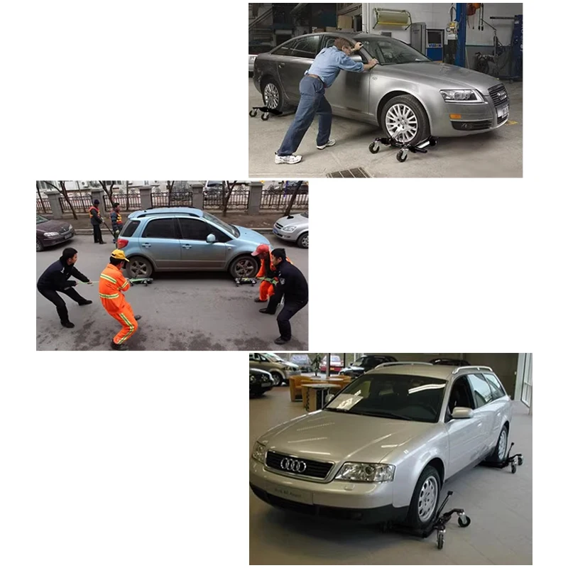 

Portable Vehicle Lifter Hydraulic Car Wheel Jack Set 680KG Capacity Automatic Trailer Shifting Tool Showroom Vehicle Relocation