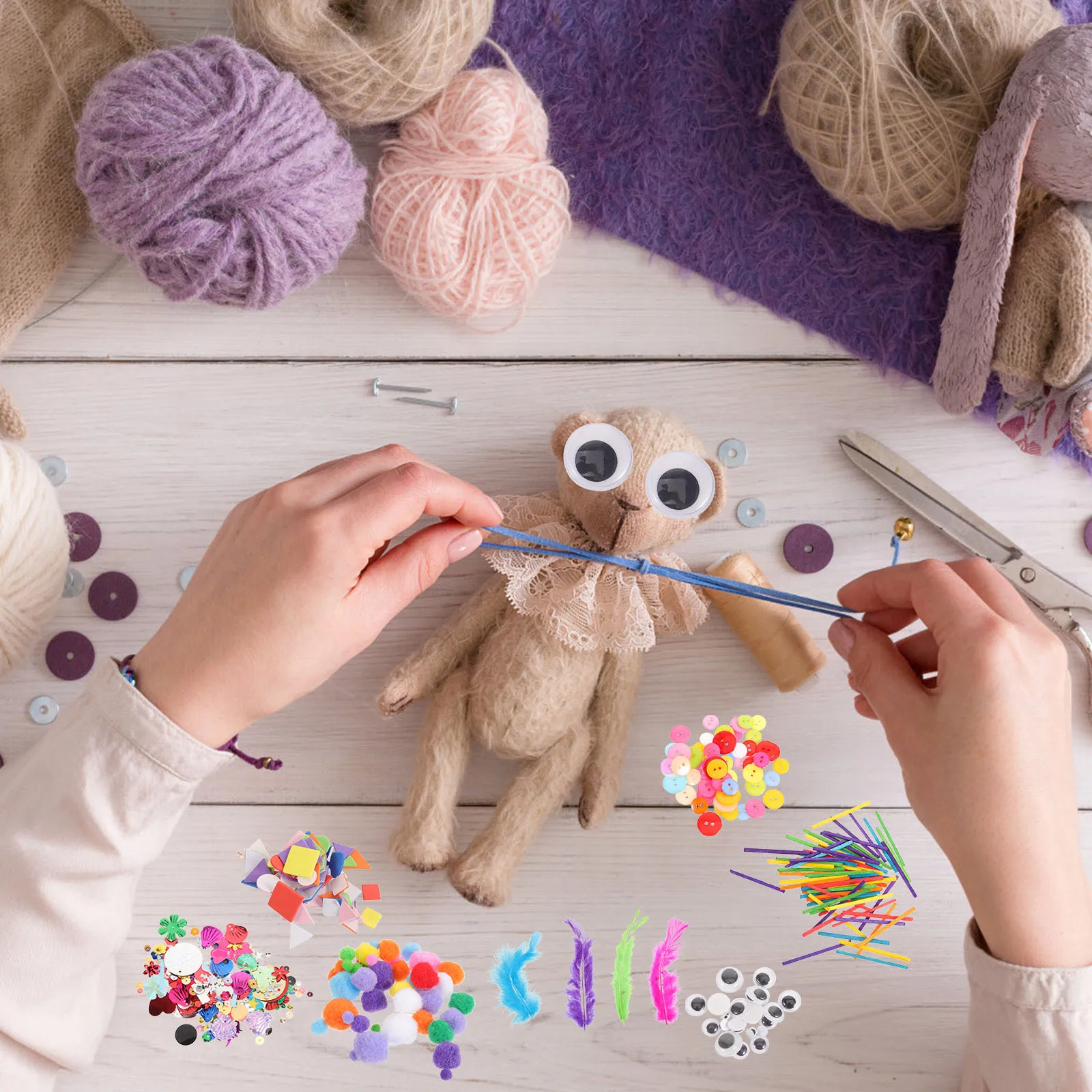 1 مجموعة DIY الملتوية عصا انحناء قضيب لوازم الحرفية شريط مرن للحرف اليدوية الإبداعية اللعب المواد الاطفال الحرف