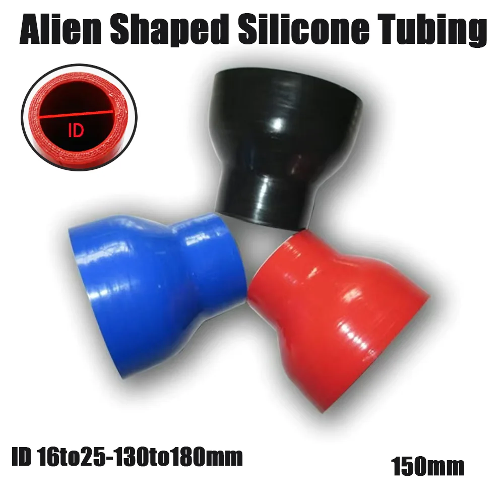 

ID16mm-ID180mm Length 150mm Straight Silicone Reducer Hose Universal Silicone Hose Intercooler Turbo Intake Pipe Coolant Hose
