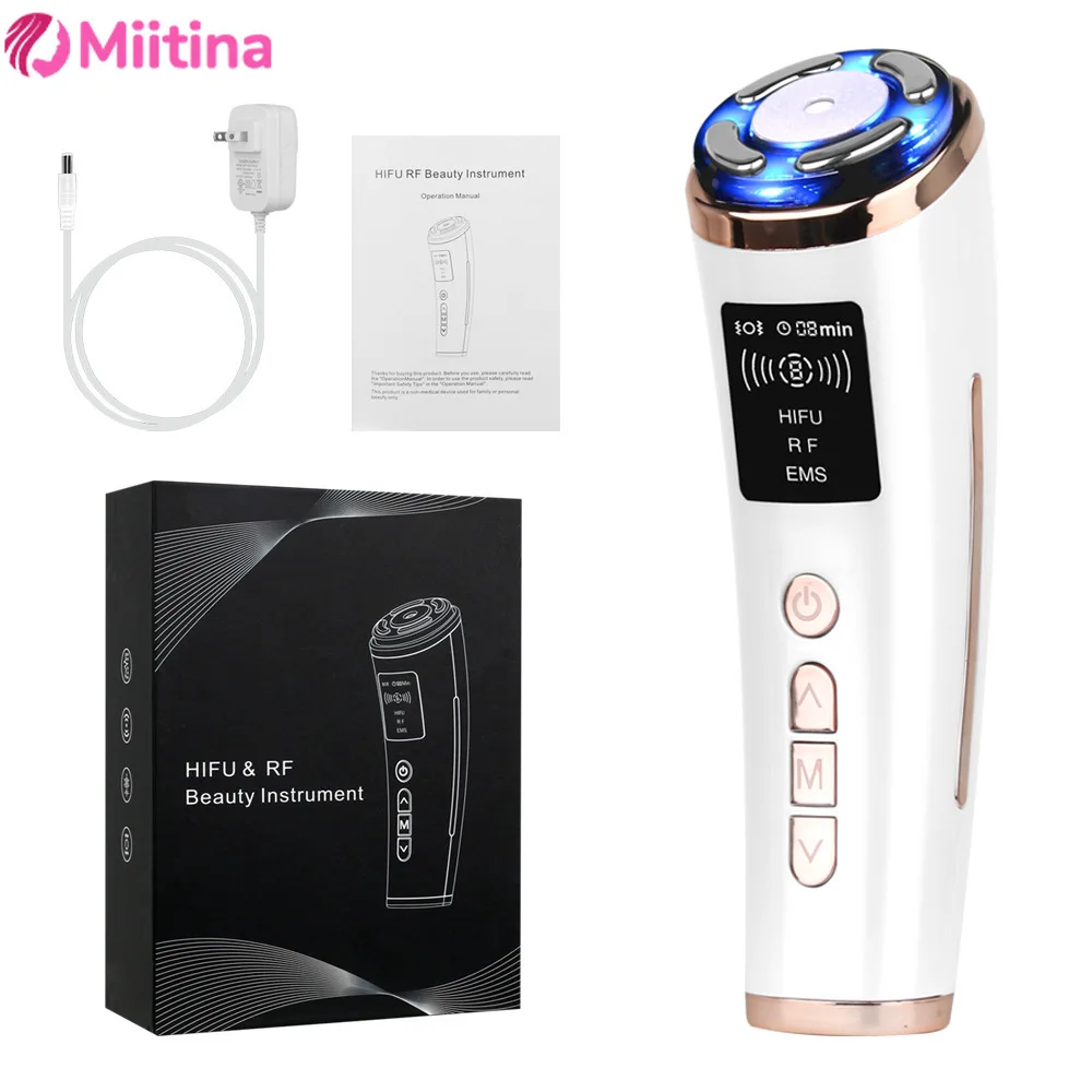 Radio Frequency Beauty Device, Portable Facial Lifting Beauty Device, EMS Microcurrent Skin Rejuvenation Instrument Beauty Salon