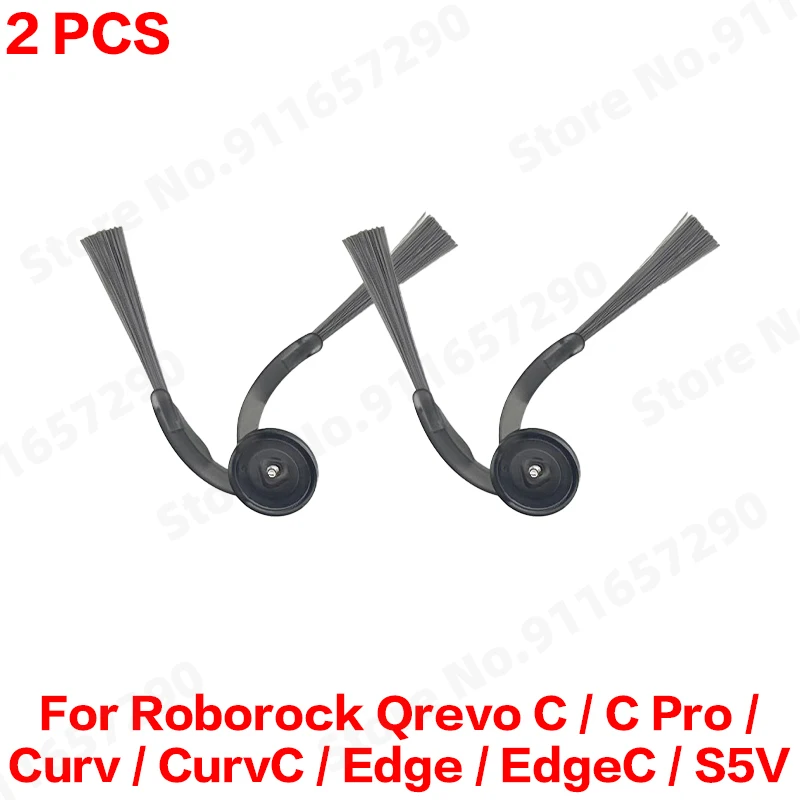 Roborock Qrevo C/C Pro/Curv/CurvC/Edge/EdgeC/S5V Kompatibles Haupt- und Seitenbürsten-Set, Wischtücher, Staubbeutel & Filterset