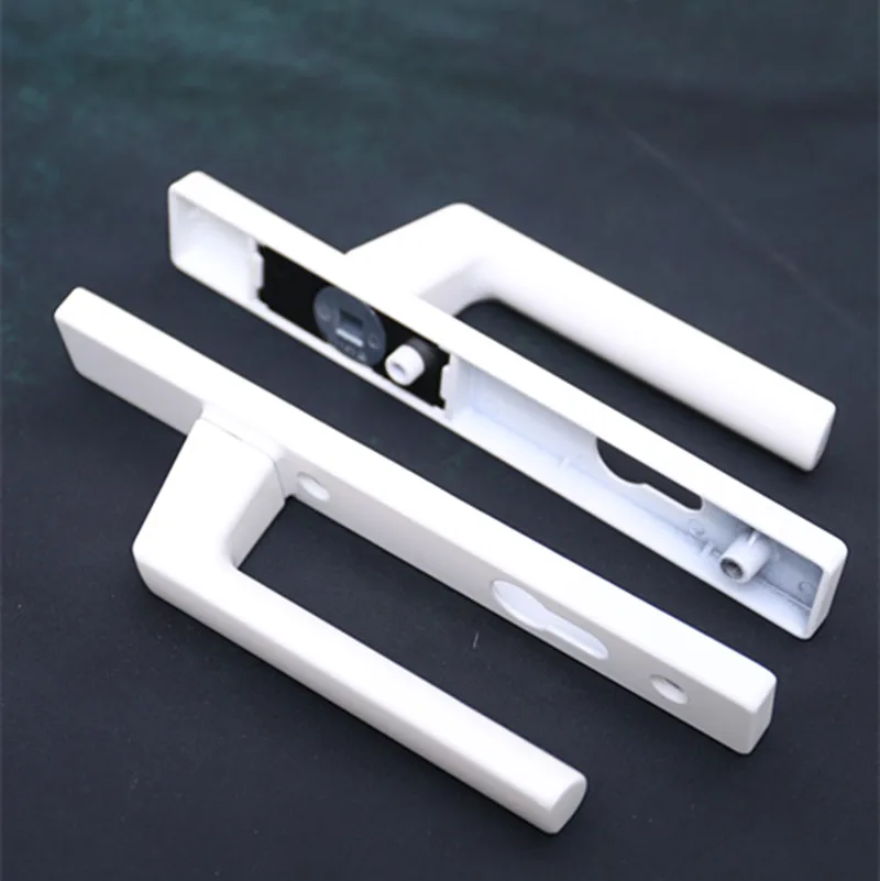 

Door lock handle aluminum door handle 85 * 106 door lock plastic steel door lock
