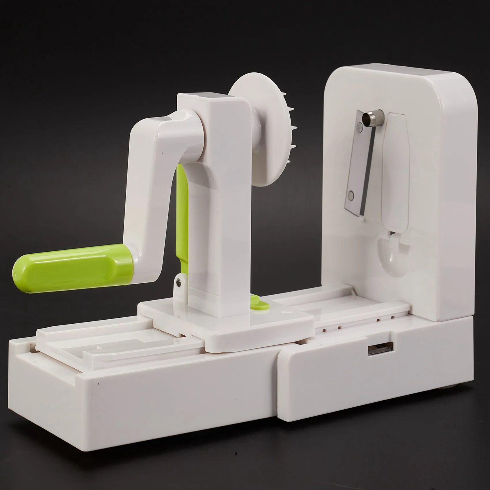 8 Blade Vegetable Spiralizer Folding Veggie Pasta & Spaghetti Potato Vegetable Spiral Cutter Zucchini Slicer