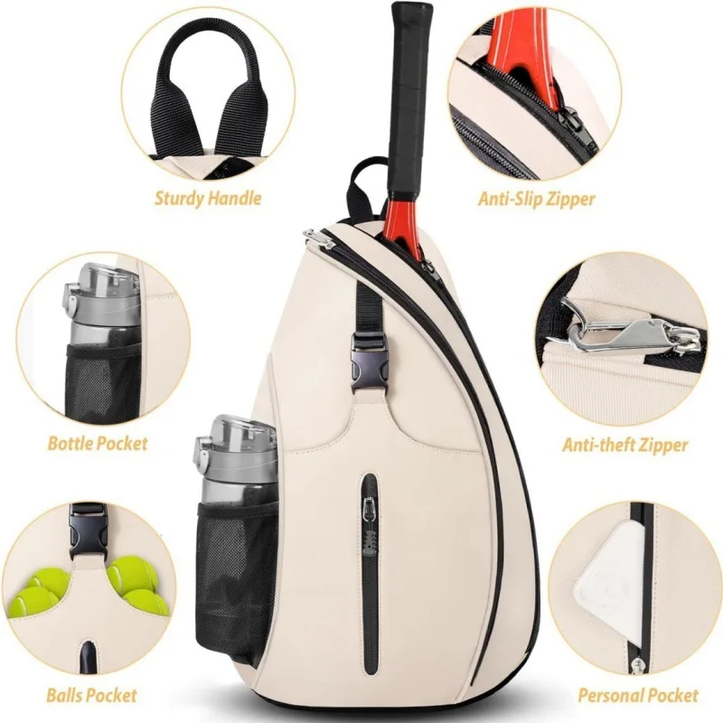 New Badminton Bag Outdoor Sports Training Portable Shoulder Tennis Bag, Competition, Training Bag