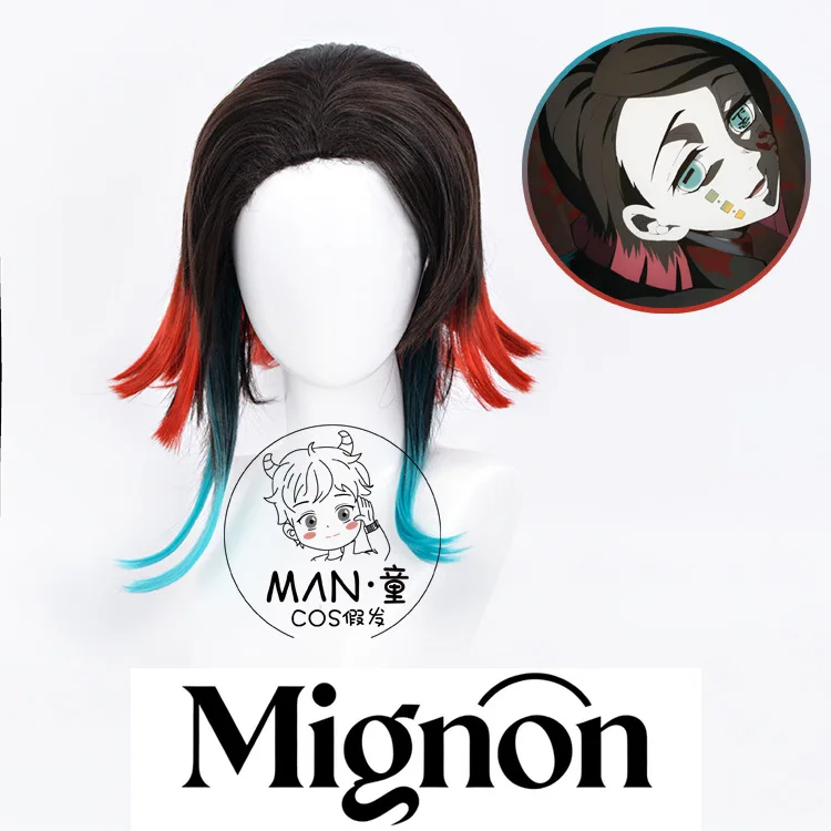 

Mignon Enmu Cosplay Wig Multi-Layer Gradient Styled Halloween