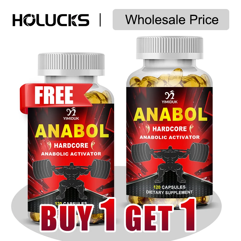 

Buy 1 Get 1 Free! Anabol Hardcore Supplement, for Muscle Growth, Improved Endurance, Stress and Mood Relief, and Overall Health